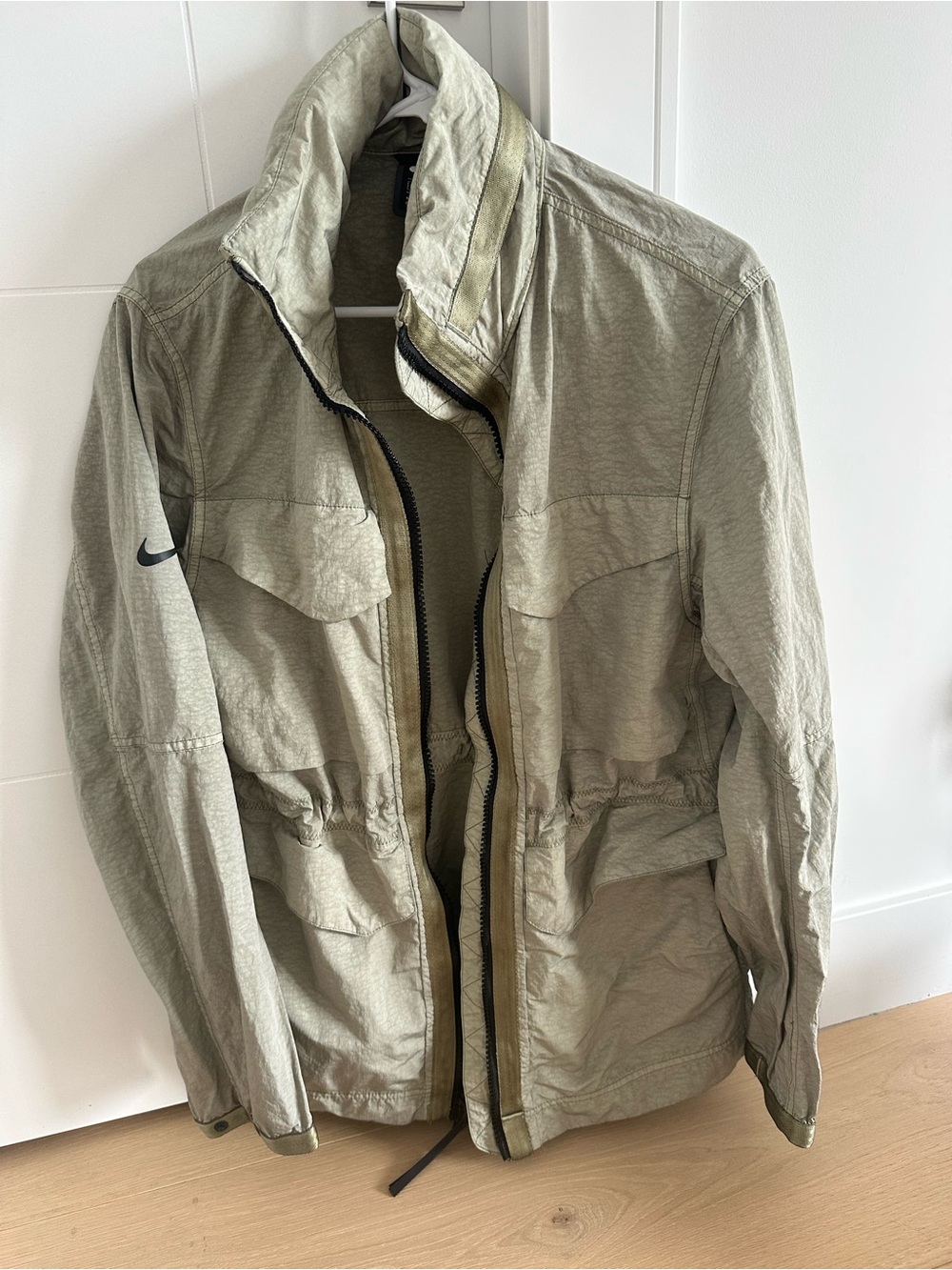 Nike Men's Olive Green Military Field Jacket